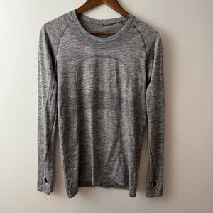 lululemon athletica Gray Long Sleeve Top